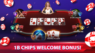 Emulate iPhone app Rest Poker: Texas Holdem Game using MyAndroid
