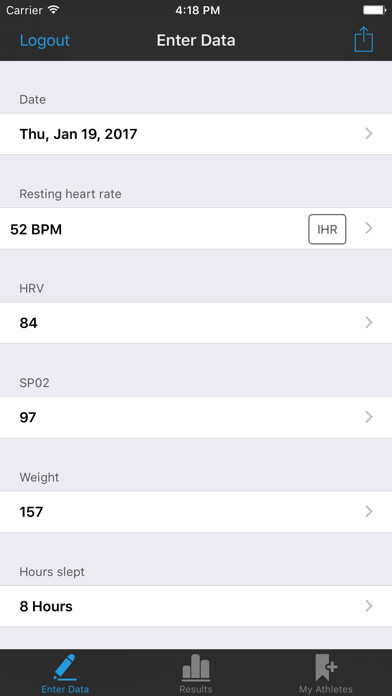 Emulate iPhone app Restwise using MyAndroid