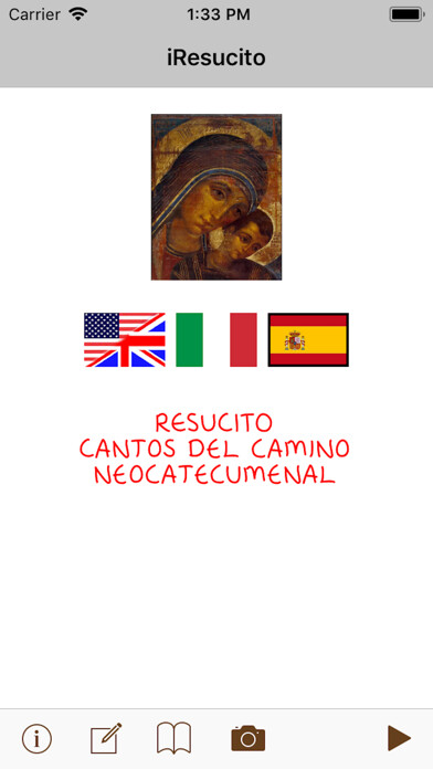 Emulate iPhone app Resucito using MyAndroid Emulate iPhone app Resucito using MyAndroid