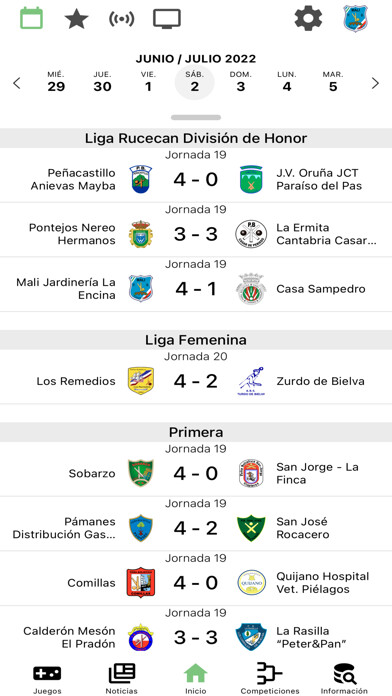 Emulate iPhone app Resultados de Bolos using MyAndroid Emulate iPhone app Resultados de Bolos using MyAndroid
