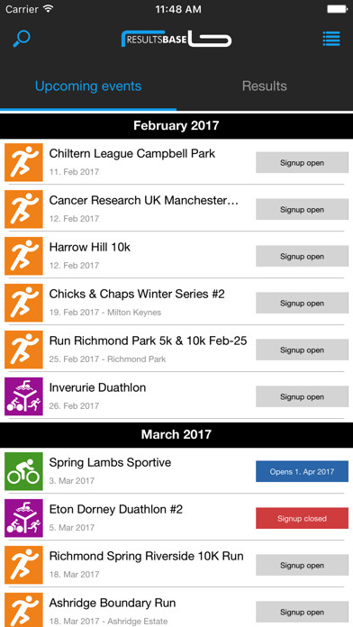 Emulate iPhone app ResultsBase LIVE using MyAndroid Emulate iPhone app ResultsBase LIVE using MyAndroid