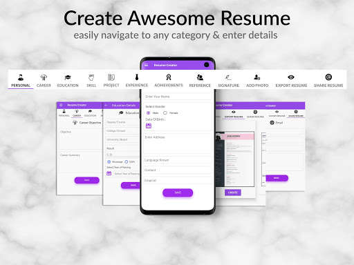 Run android online APK Resume Creator from MyAndroid or emulate Resume Creator using MyAndroid
