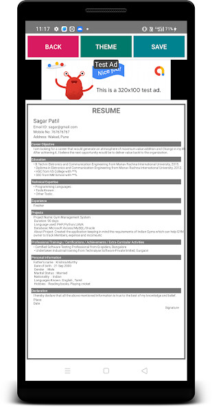 Run android online APK Resume Maker For Freshers from MyAndroid or emulate Resume Maker For Freshers using MyAndroid Run android online APK Resume Maker For Freshers from MyAndroid or emulate Resume Maker For Freshers using MyAndroid
