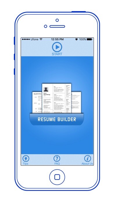 Emulate iPhone app Resume Manager - Resume Writing App for Job Search using MyAndroid