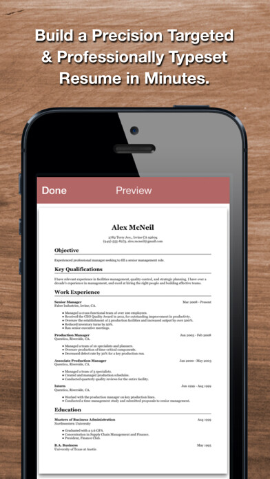 Emulate iPhone app Resume Star: Pro CV Maker using MyAndroid Emulate iPhone app Resume Star: Pro CV Maker using MyAndroid