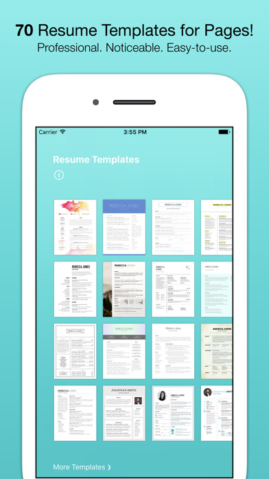 Emulate iPhone app Resume Templates (for Pages) using MyAndroid Emulate iPhone app Resume Templates (for Pages) using MyAndroid