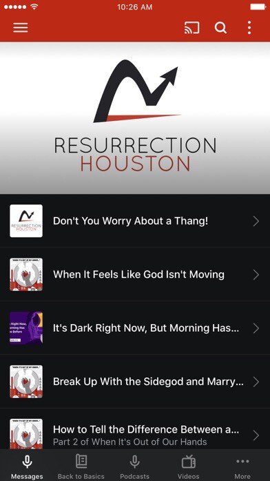 Emulate iPhone app Resurrection Houston using MyAndroid Emulate iPhone app Resurrection Houston using MyAndroid