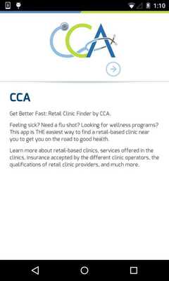 Emulate Android APK Retail Clinic Finder Emulate Android APK Retail Clinic Finder