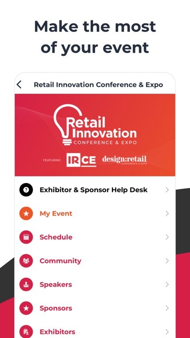 Emulate iPhone app Retail Innovation Conference using MyAndroid