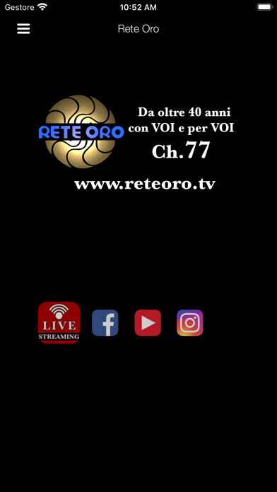 Emulate iPhone app Rete Oro using MyAndroid