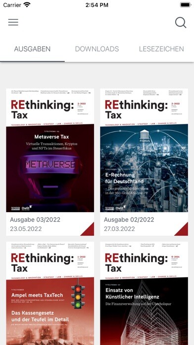 Emulate iPhone app Rethinking Tax using MyAndroid
