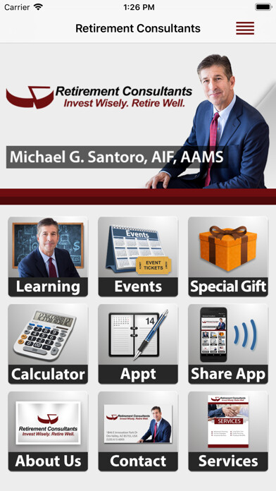 Emulate iPhone app Retirement Consultants using MyAndroid Emulate iPhone app Retirement Consultants using MyAndroid