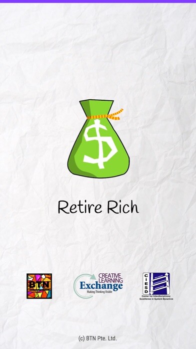 Emulate iPhone app Retire Rich using MyAndroid