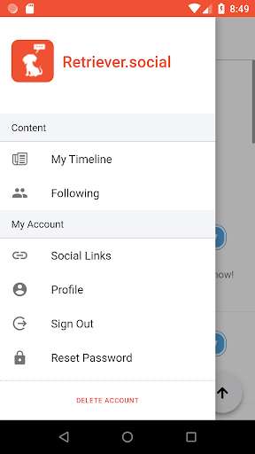 Run android online APK Retriever.social from MyAndroid or emulate Retriever.social using MyAndroid