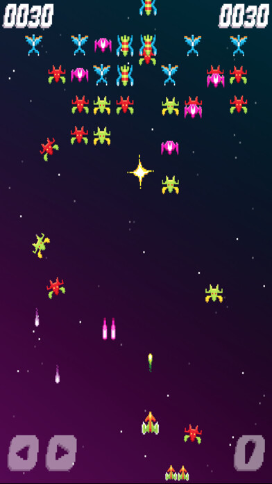 Emulate iPhone app Retro Blast Arcade using MyAndroid