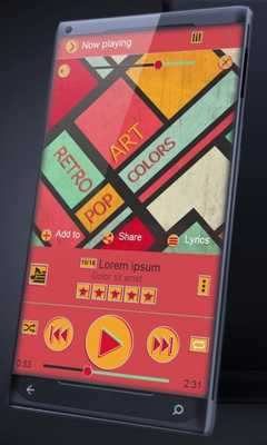 Emulate Android APK Retro colors PlayerPro Skin Emulate Android APK Retro colors PlayerPro Skin