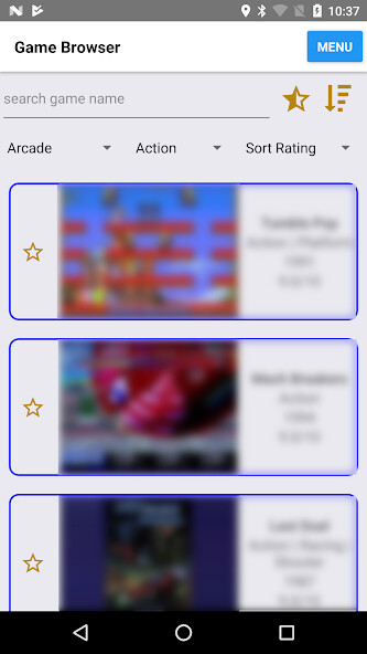Run android online APK Retro Game World (classic emulator games) from MyAndroid or emulate Retro Game World (classic emulator games) using MyAndroid