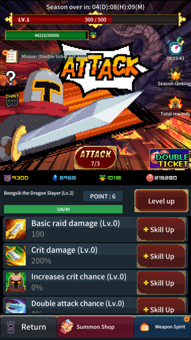 Emulate iPhone app Retro Hero Mr Kim using MyAndroid