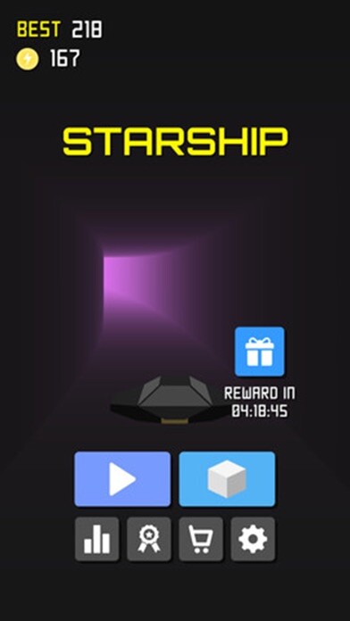 Emulate iPhone app Retro Hyper Run 3D Flight Game using MyAndroid
