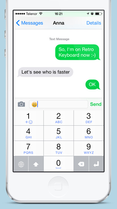 Emulate iPhone app Retro Keyboard using MyAndroid Emulate iPhone app Retro Keyboard using MyAndroid