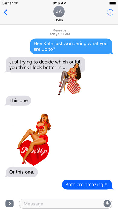 Emulate iPhone app Retro Pin-Up Girls using MyAndroid Emulate iPhone app Retro Pin-Up Girls using MyAndroid