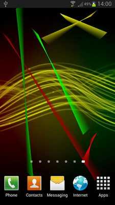 Emulate Android APK Retro Polygon Live Wallpaper