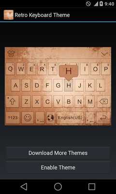 Emulate Android APK Retro Theme - iKeyboard Emoji