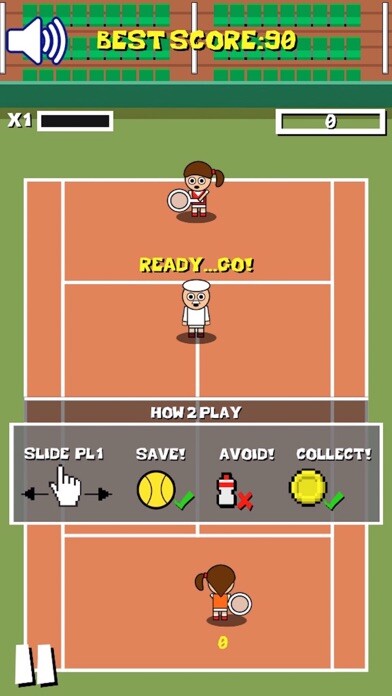 Emulate iPhone app Retro Tiny Tennis using MyAndroid