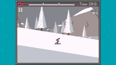 Emulate iPhone app Retro Winter Sports 1986 using MyAndroid