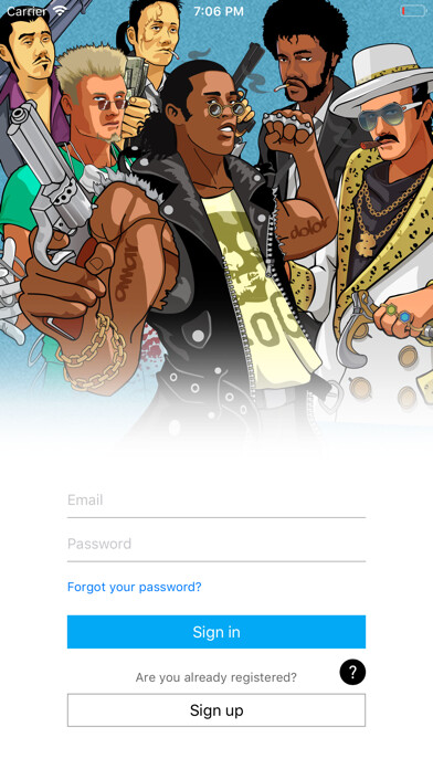 Emulate iPhone app Revenge of the Gang using MyAndroid