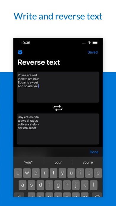 Emulate iPhone app Reverse Audio Recorder using MyAndroid