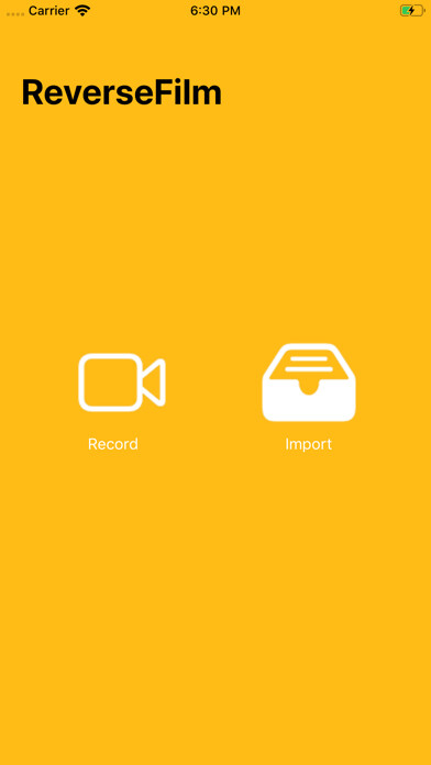 Emulate iPhone app ReverseFilm using MyAndroid