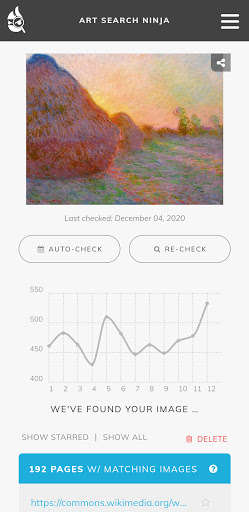 Run android online APK Reverse image search for artists: Art Search Ninja from MyAndroid or emulate Reverse image search for artists: Art Search Ninja using MyAndroid