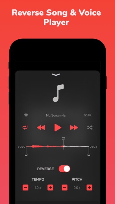 Emulate iPhone app Reverse Song Player using MyAndroid Emulate iPhone app Reverse Song Player using MyAndroid