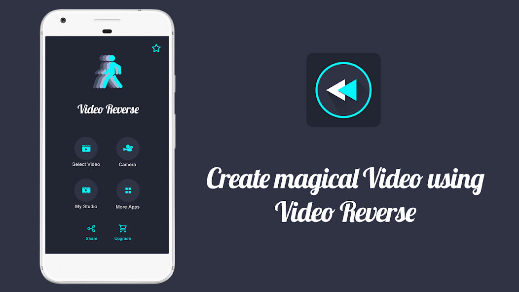 Run android online APK Reverse Video Movie Reverse Backward Video Reverse from MyAndroid or emulate Reverse Video Movie Reverse Backward Video Reverse using MyAndroid