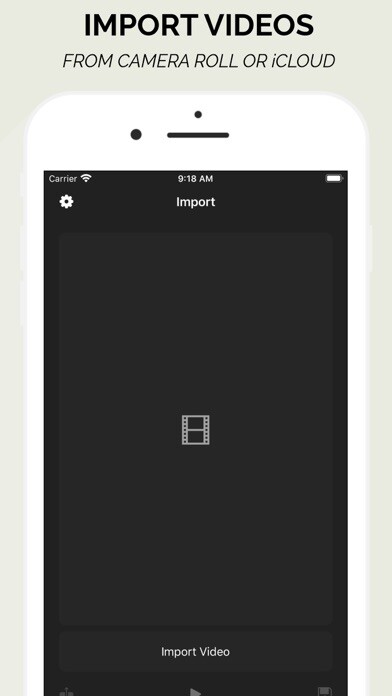 Emulate iPhone app Reverse Videos - Reverser App using MyAndroid