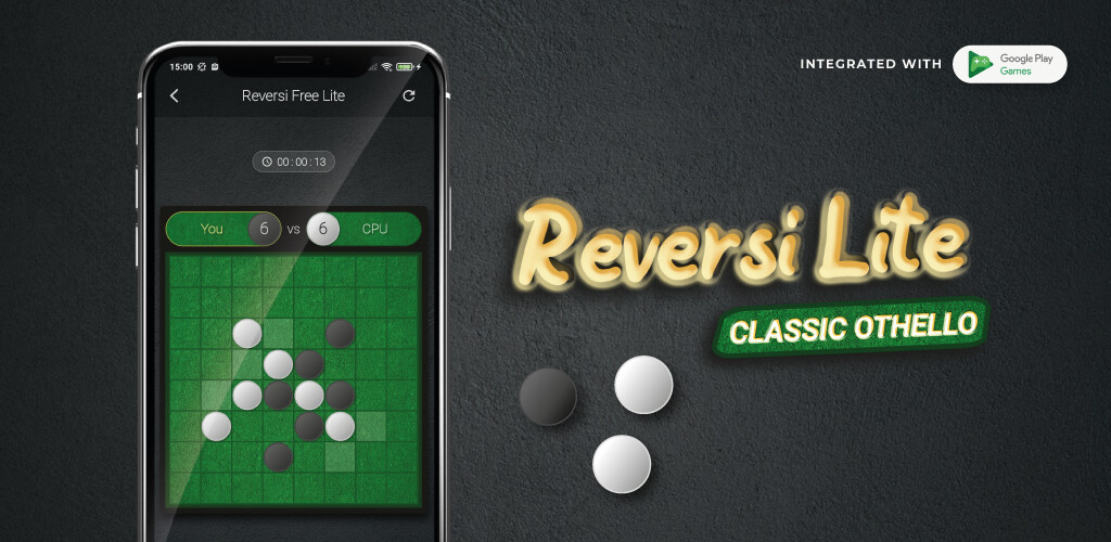 Run android online APK Reversi Lite - Classic Othello from MyAndroid or emulate Reversi Lite - Classic Othello using MyAndroid