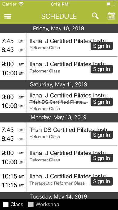 Emulate iPhone app ReVibe Pilates & Bodywork using MyAndroid Emulate iPhone app ReVibe Pilates & Bodywork using MyAndroid