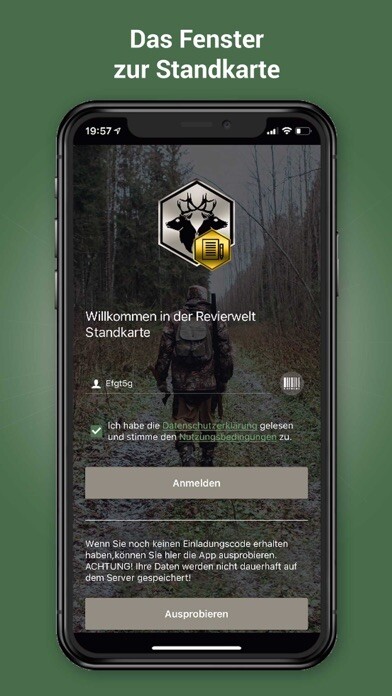 Emulate iPhone app REVIERWELT: Standkarte using MyAndroid Emulate iPhone app REVIERWELT: Standkarte using MyAndroid