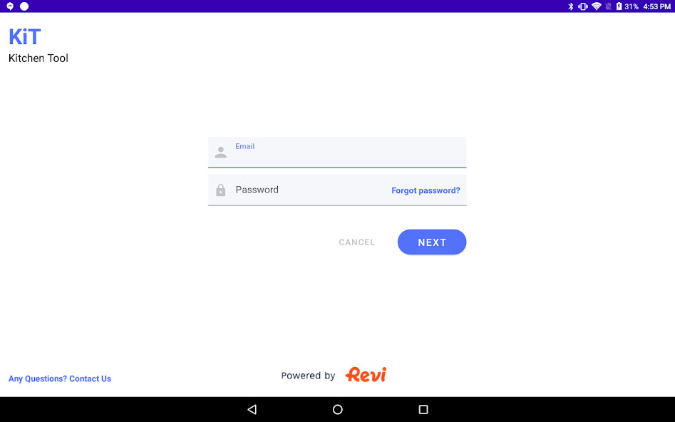 Run android online APK Revi Kitchen Display from MyAndroid or emulate Revi Kitchen Display using MyAndroid