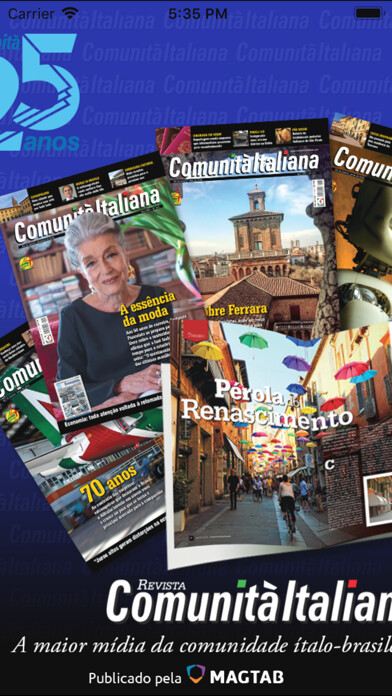 Emulate iPhone app Revista Comunità Italiana using MyAndroid Emulate iPhone app Revista Comunità Italiana using MyAndroid