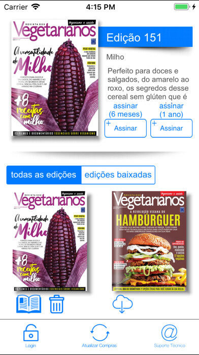 Emulate iPhone app Revista dos Vegetarianos Br using MyAndroid Emulate iPhone app Revista dos Vegetarianos Br using MyAndroid