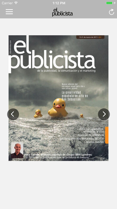 Emulate iPhone app Revista El Publicista using MyAndroid Emulate iPhone app Revista El Publicista using MyAndroid