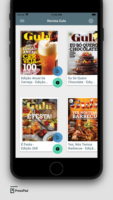 Emulate iPhone app Revista Gula using MyAndroid Emulate iPhone app Revista Gula using MyAndroid