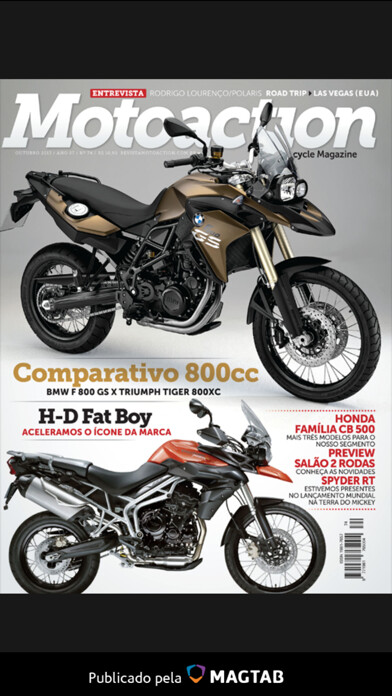 Emulate iPhone app Revista Motoaction using MyAndroid Emulate iPhone app Revista Motoaction using MyAndroid