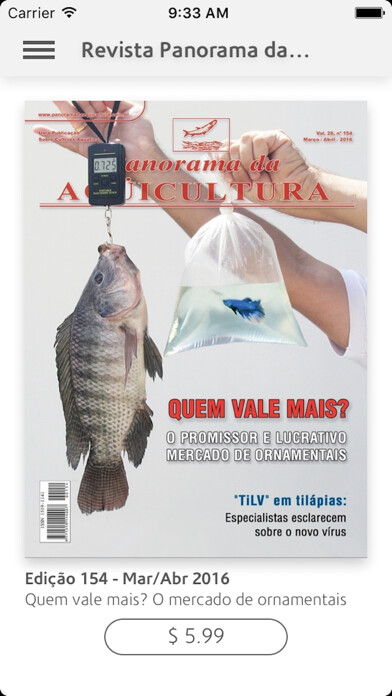 Emulate iPhone app Revista Panorama Aquicultura using MyAndroid Emulate iPhone app Revista Panorama Aquicultura using MyAndroid