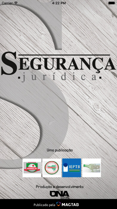 Emulate iPhone app Revista Segurança Jurídica using MyAndroid