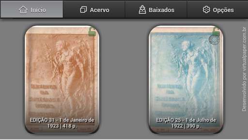 Emulate Android APK Revista Soc. Rural Brasileira