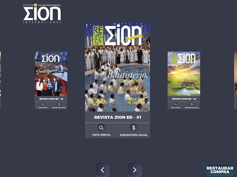 Emulate iPhone app Revista Zion Internacional using MyAndroid Emulate iPhone app Revista Zion Internacional using MyAndroid