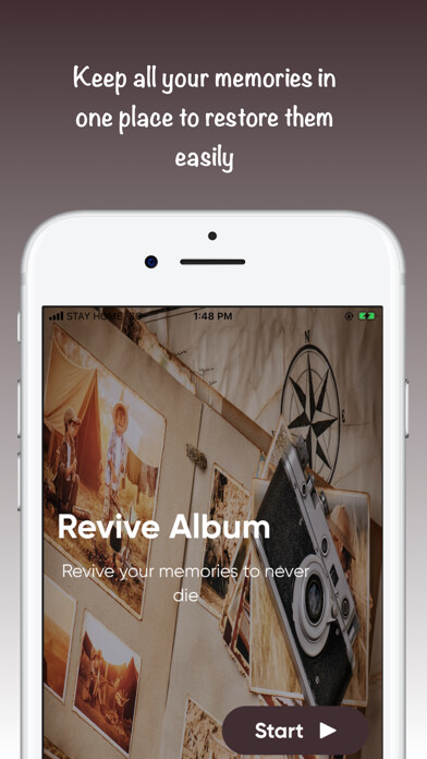 Emulate iPhone app Revive Album using MyAndroid